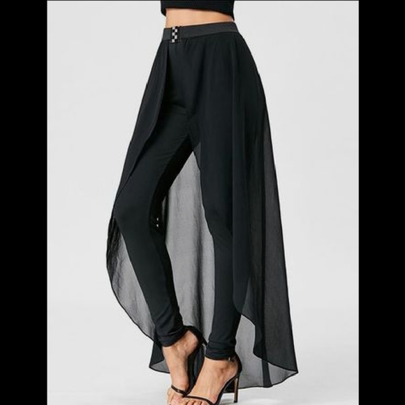 Pants - ISO* leggings with attached skirt